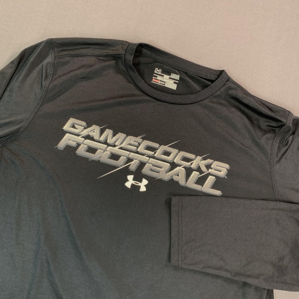 South Carolina Gamecocks Shirt Mens Large Black‎ NCAA Football Under Armour